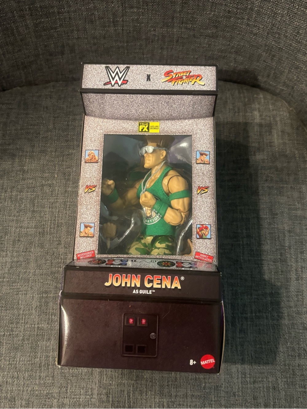 John Cena WWE Elite Collection Street Fighter Edition Action Figure New in Box